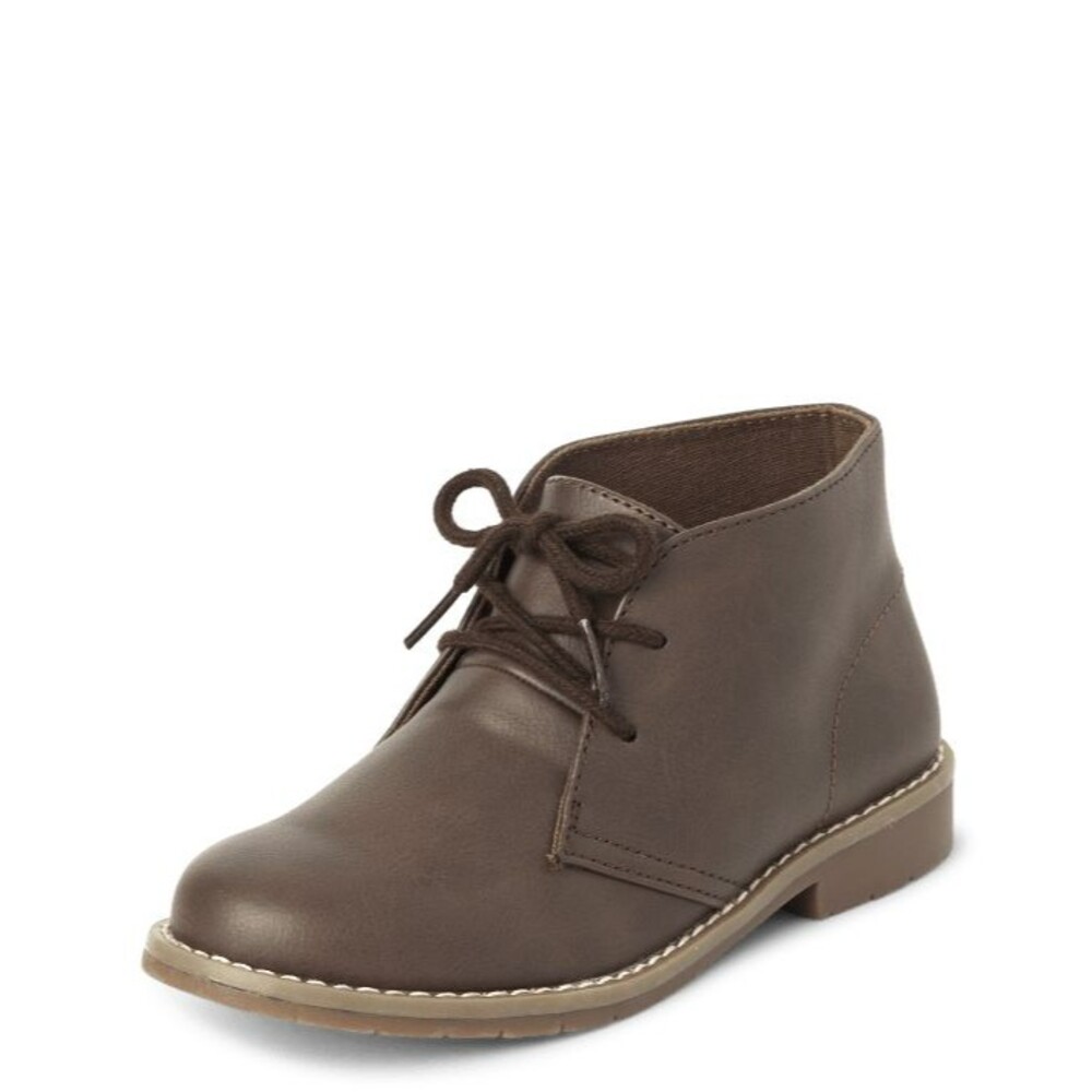 The Children’s Place Brown Lace Up Boots Boys Size Youth 13